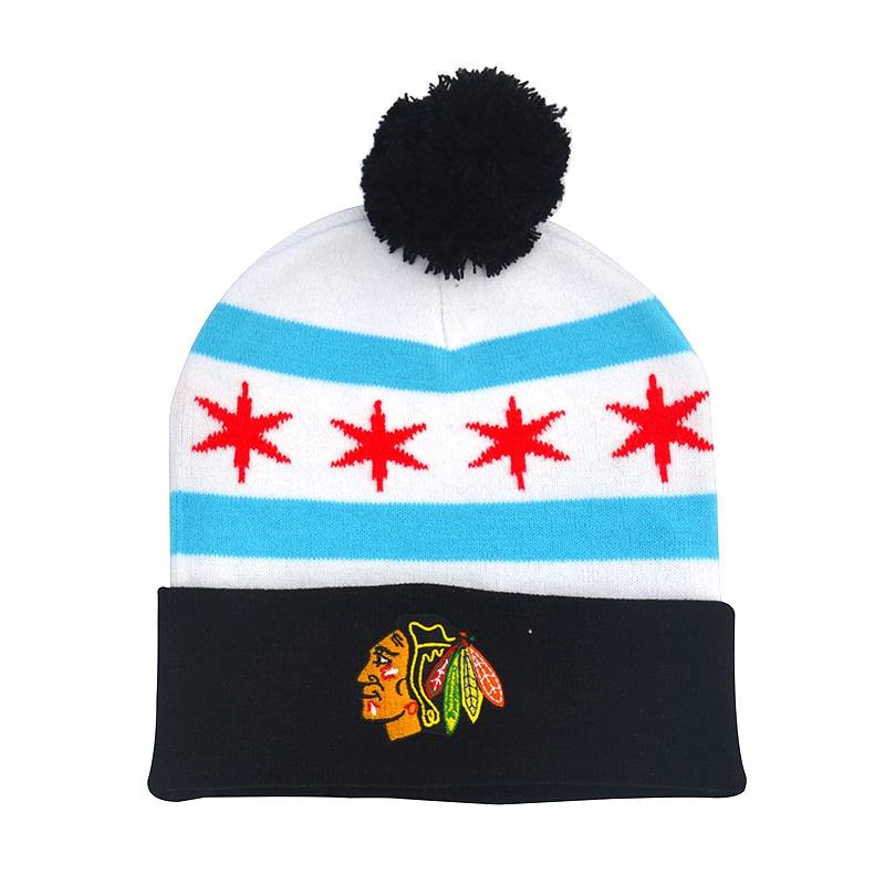 Custom Knitted Beanie with PomPom